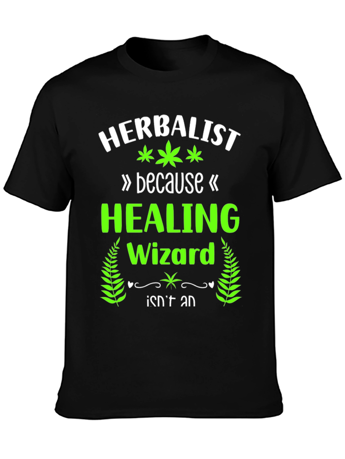 Herbalist Healing Wizard Graphic T-Shirt