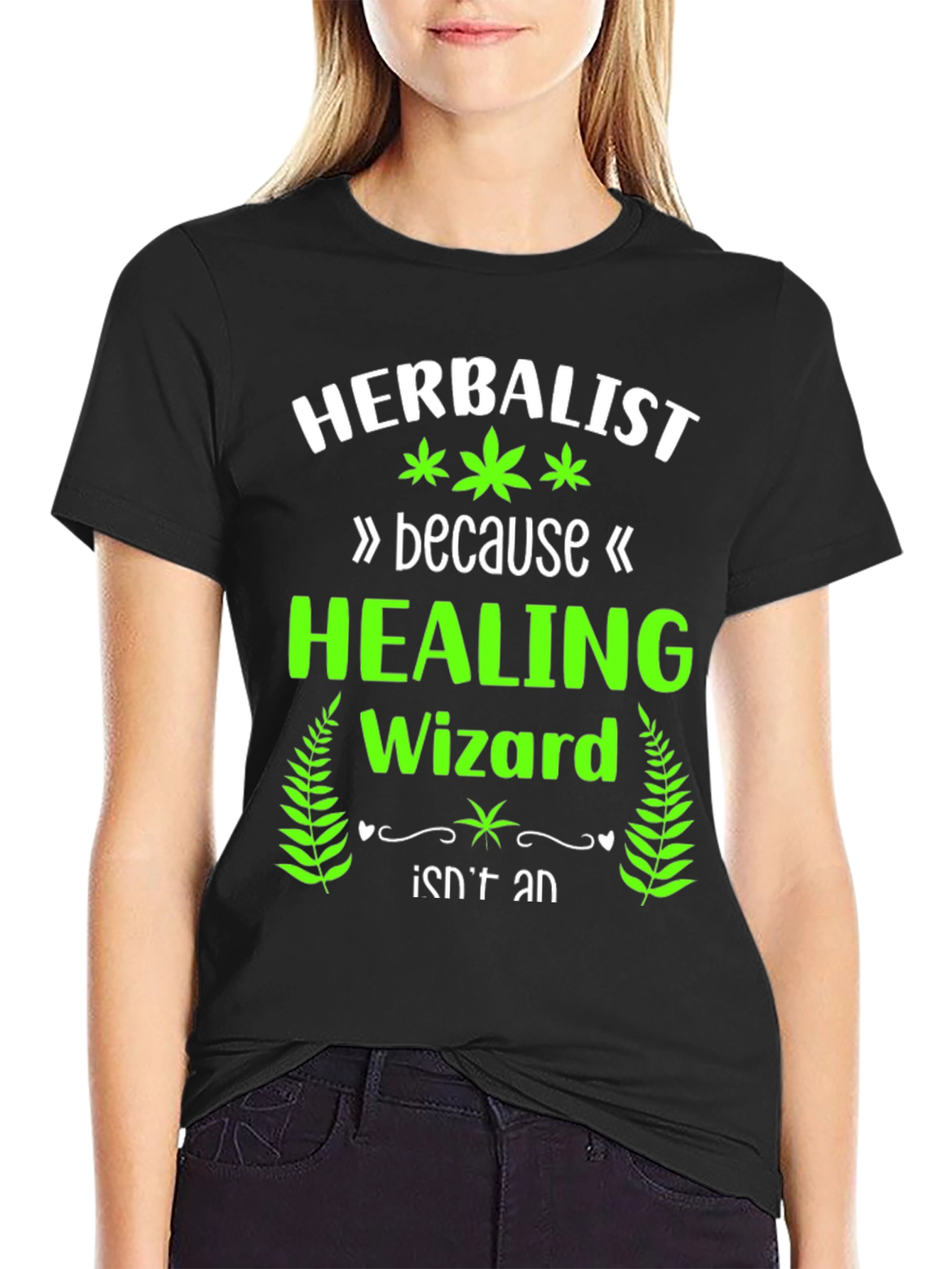 Herbalist Healing Wizard Graphic T-Shirt