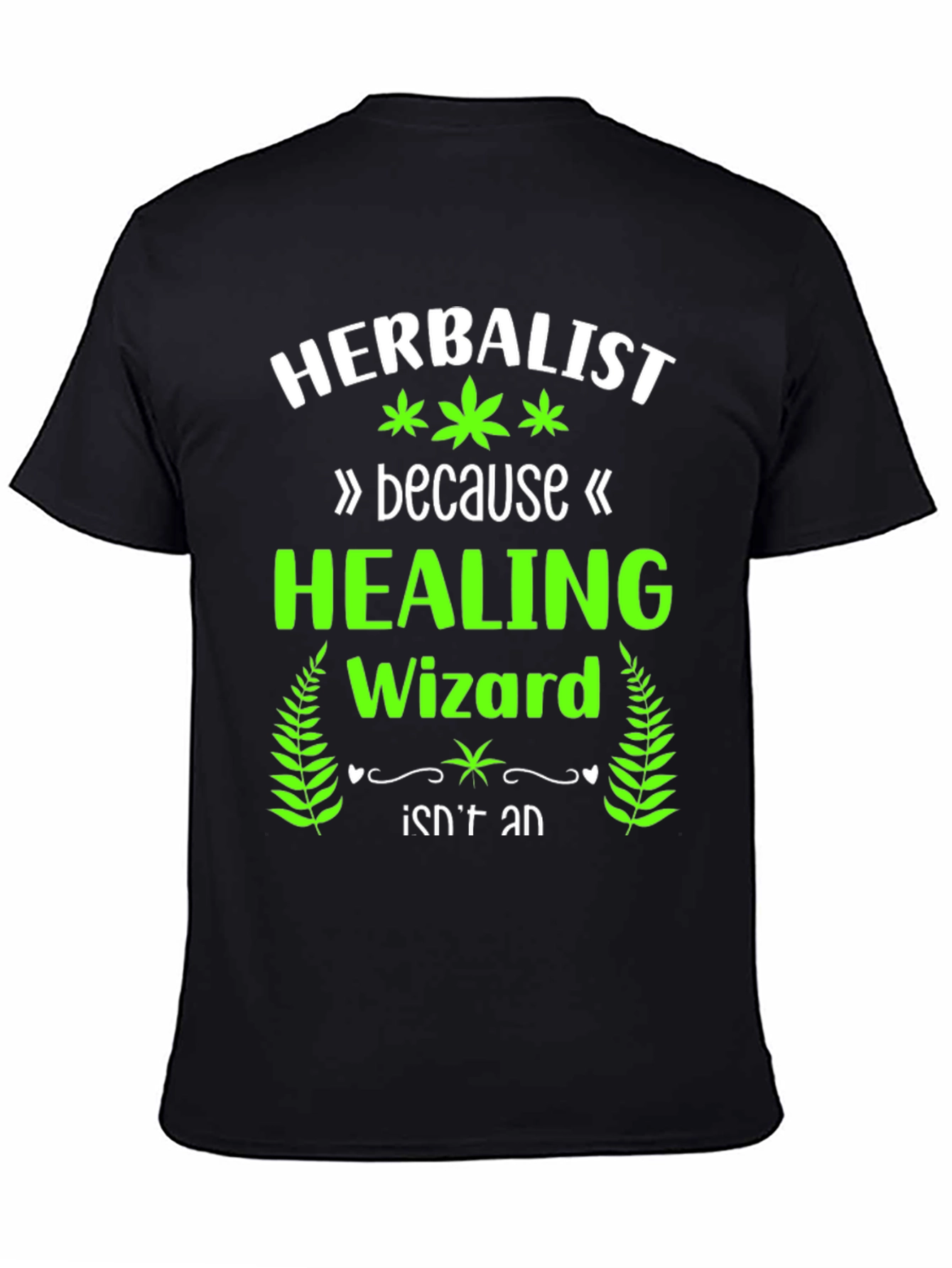 Herbalist Healing Wizard Graphic T-Shirt