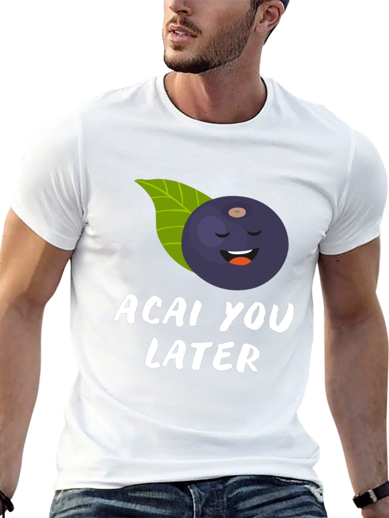 Acai You Later Funny Graphic Tee