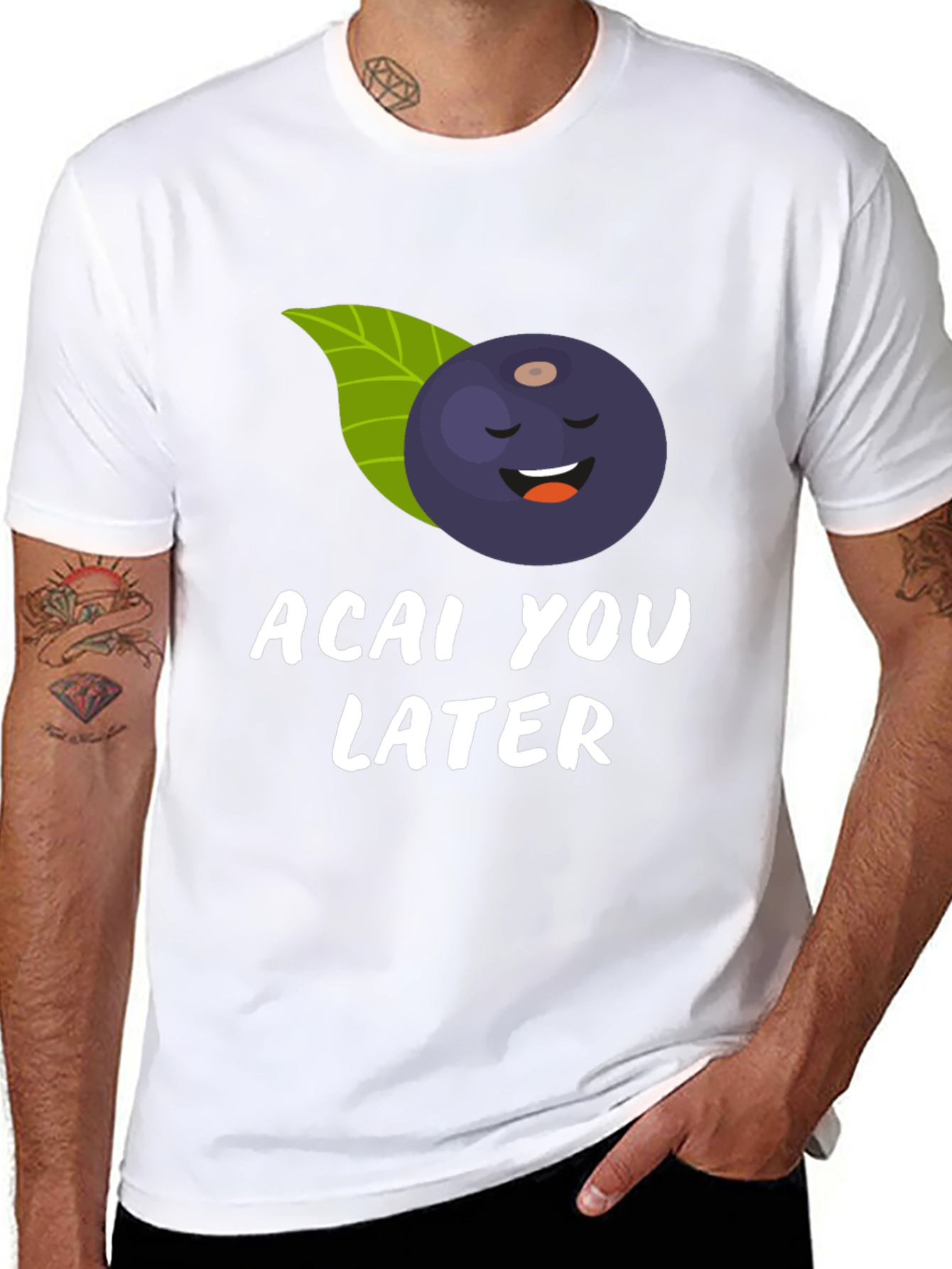 Acai You Later Funny Graphic Tee