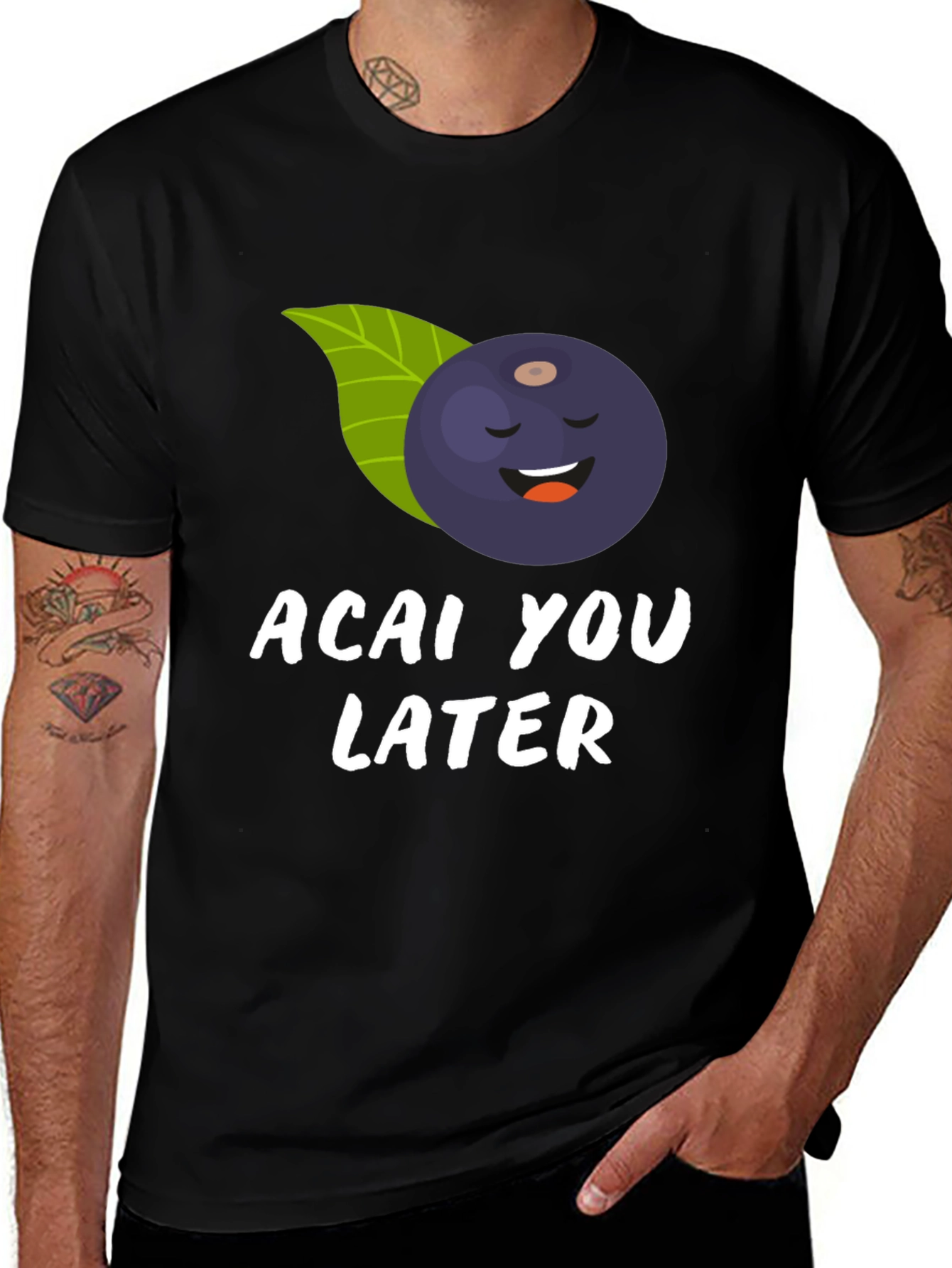 Acai You Later Funny Graphic Tee