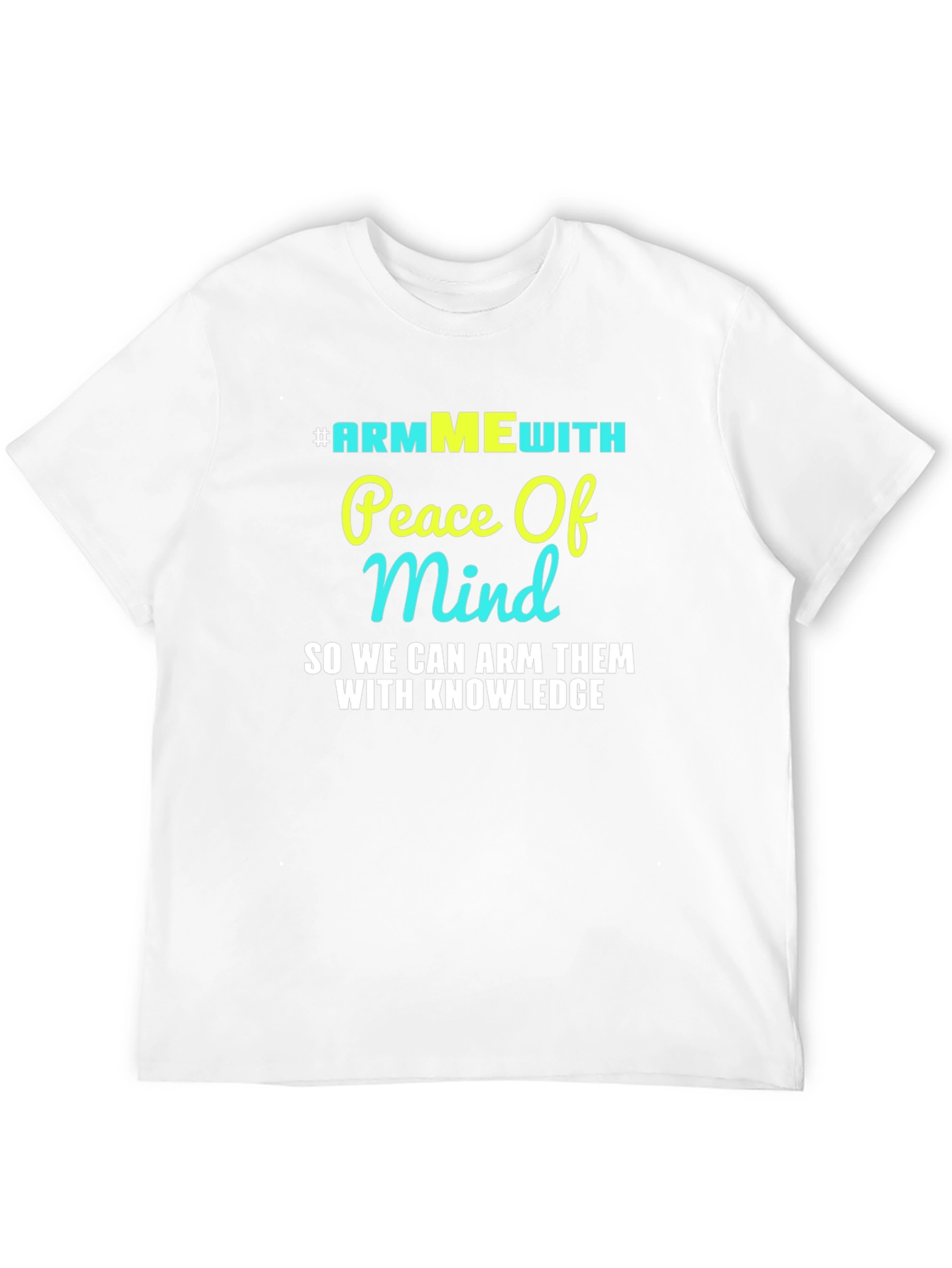 #ARMMEwith Peace of Mind Black Graphic T-Shirt