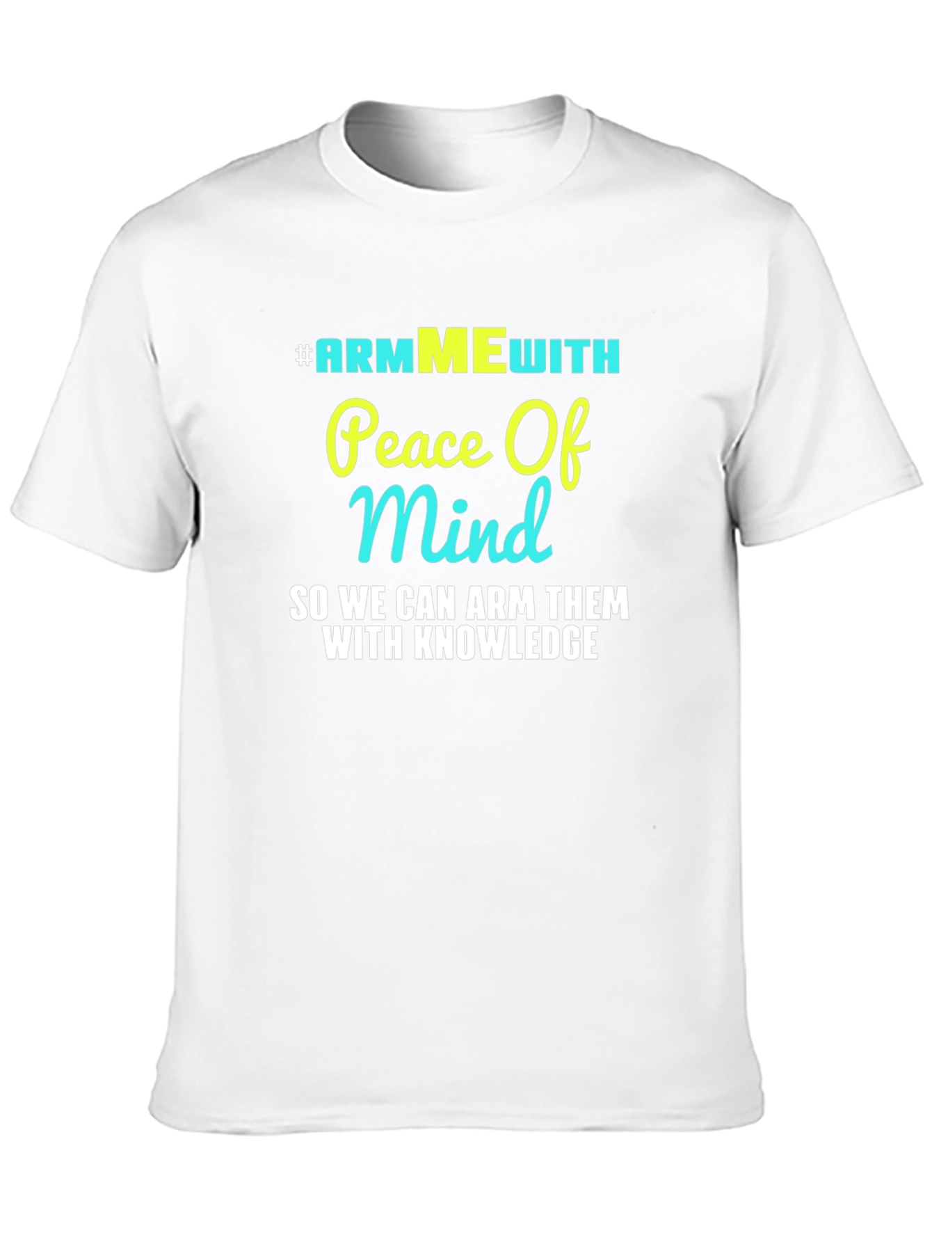 #ARMMEwith Peace of Mind Black Graphic T-Shirt