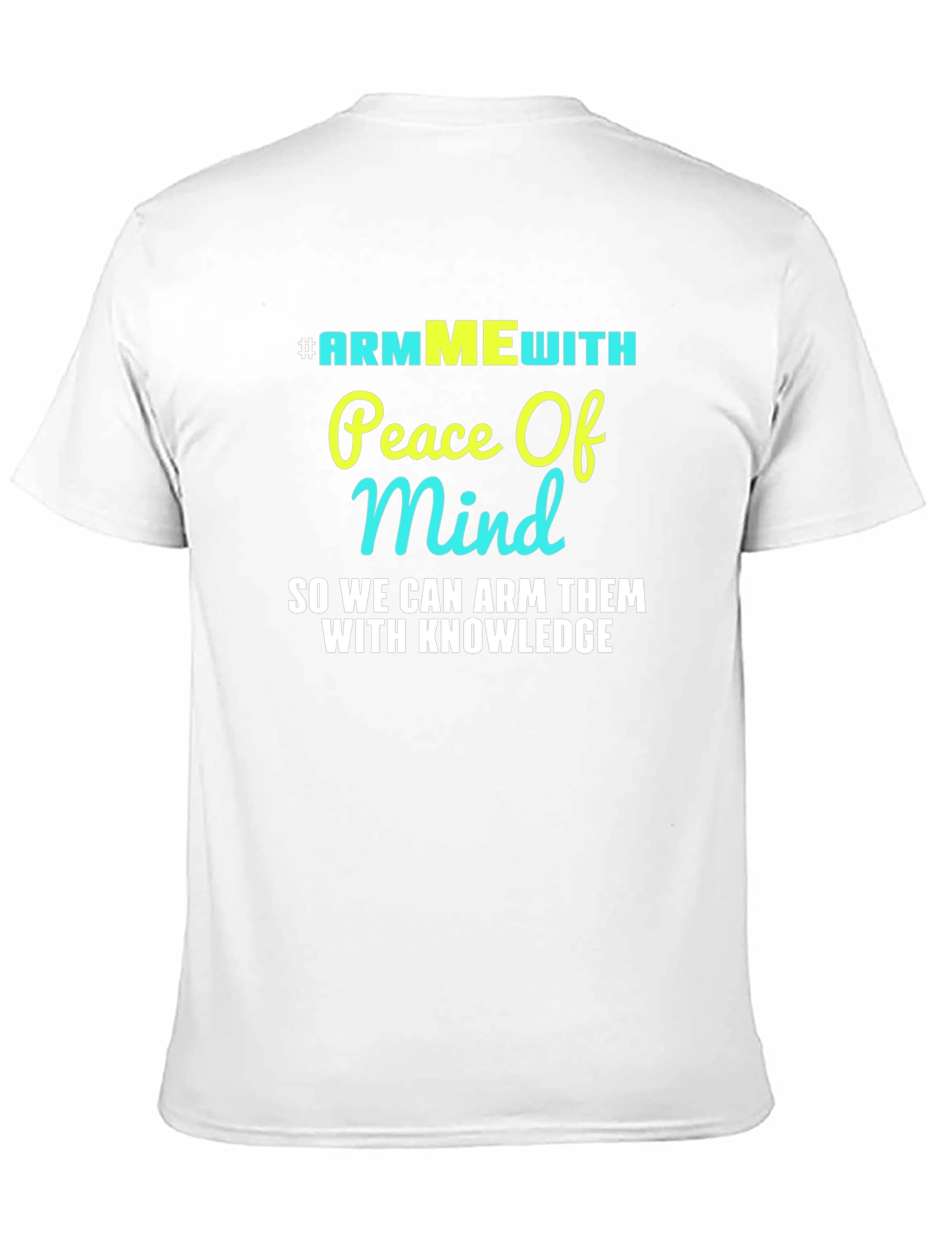 #ARMMEwith Peace of Mind Black Graphic T-Shirt