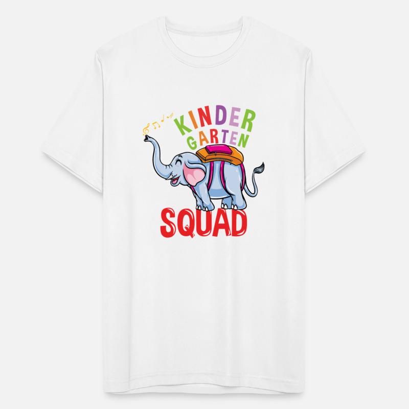 Back To School Elephant Kindergarten Squad