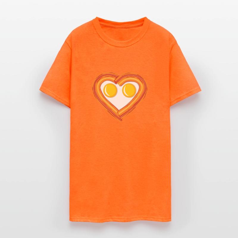 Bacon and Egg Heart for Bacon Eggs Lover