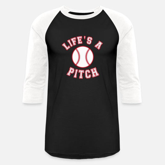 Baseball saying Life's a pitch