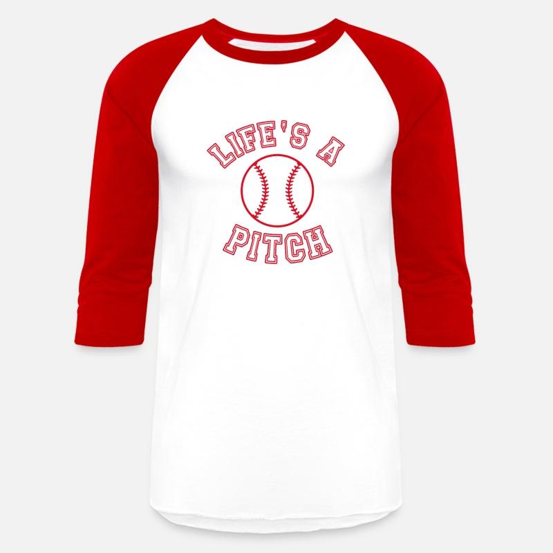 Baseball saying Life's a pitch