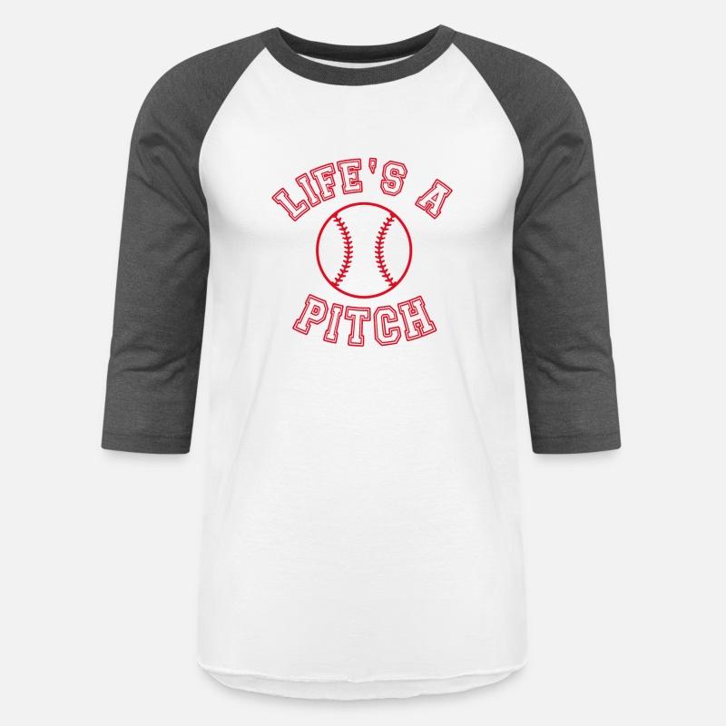 Baseball saying Life's a pitch