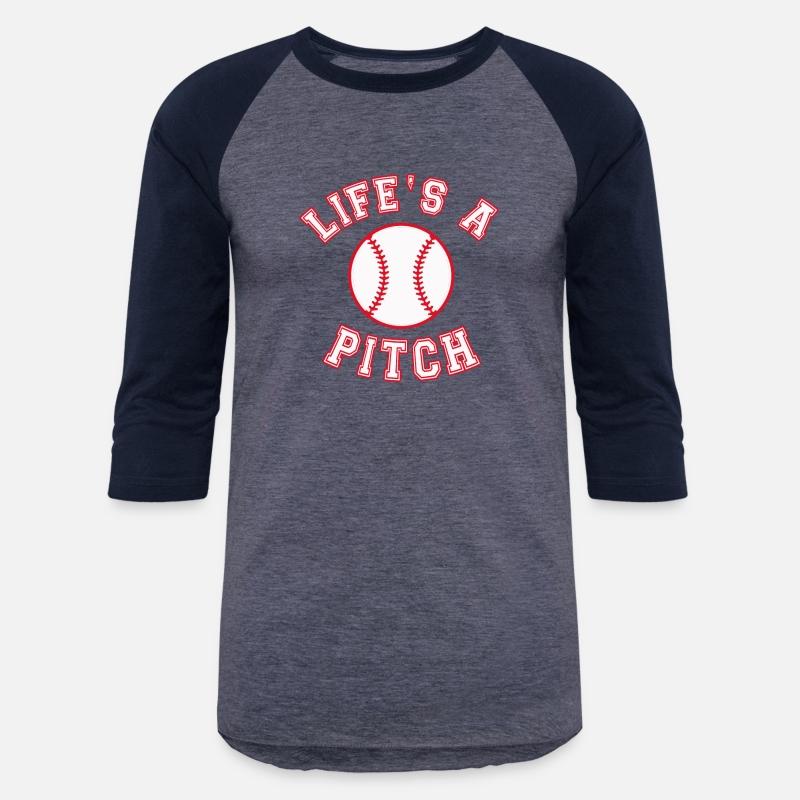 Baseball saying Life's a pitch