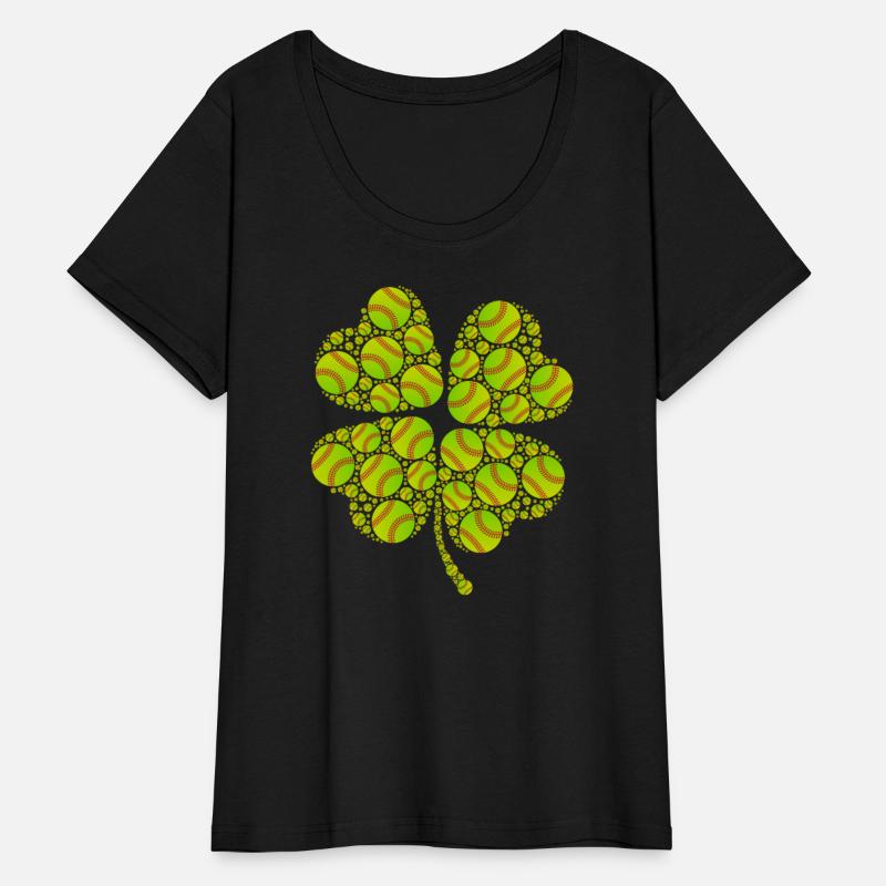 Baseball shamrock lucky charm baseball