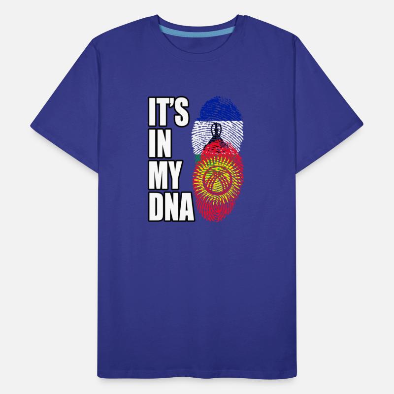 Basotho And Kyrgyzstani Mix Heritage DNA Flag