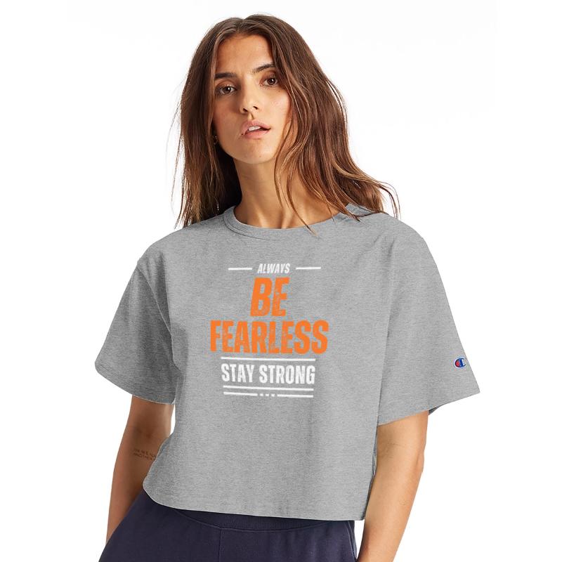 BE FEARLESS MOTIVATION T SHIRT COOL