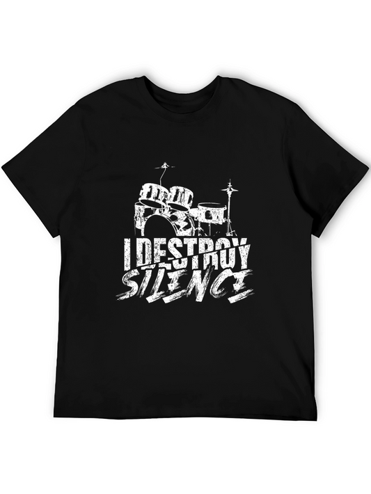 I Destroy Silence Drummer Tee