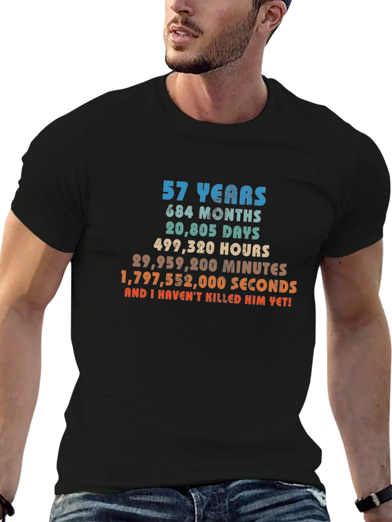 57th Birthday T-Shirt - Funny Anniversary Gift Tee