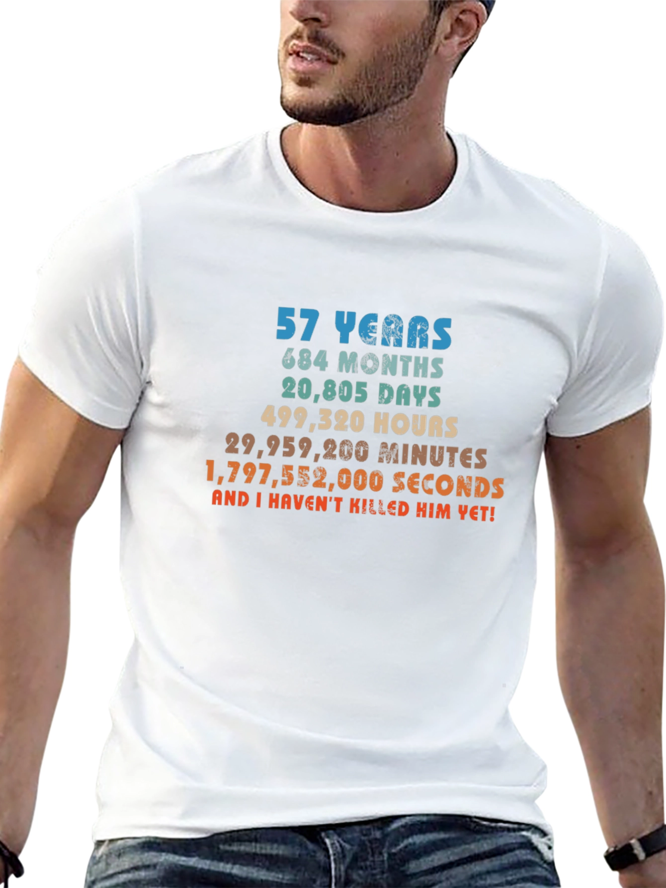 57th Birthday T-Shirt - Funny Anniversary Gift Tee