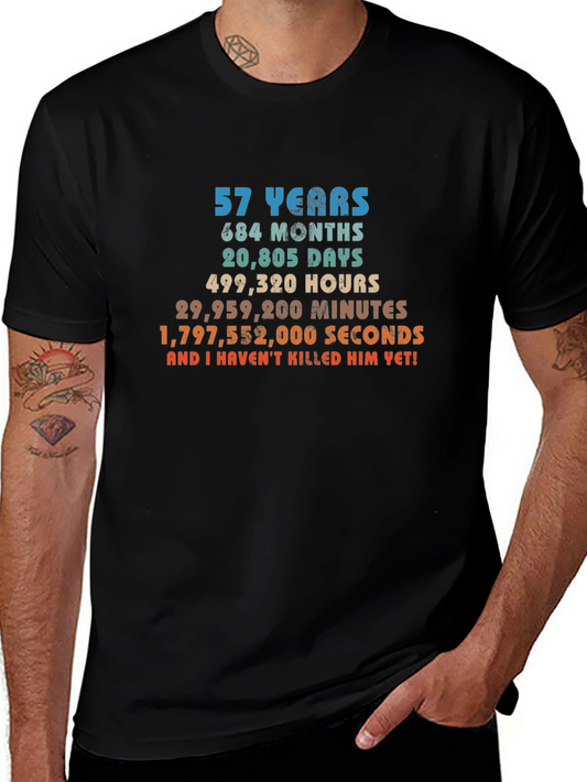 57th Birthday T-Shirt - Funny Anniversary Gift Tee
