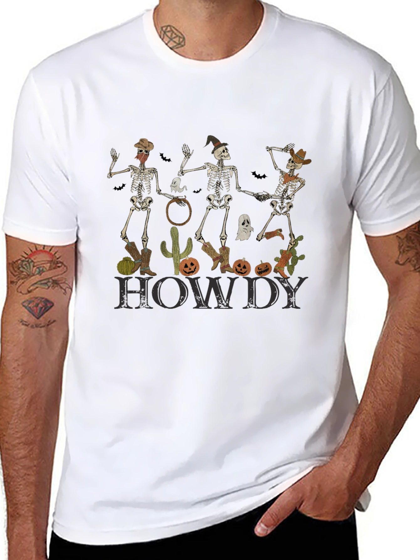 Howdy Skeleton Graphic Tee