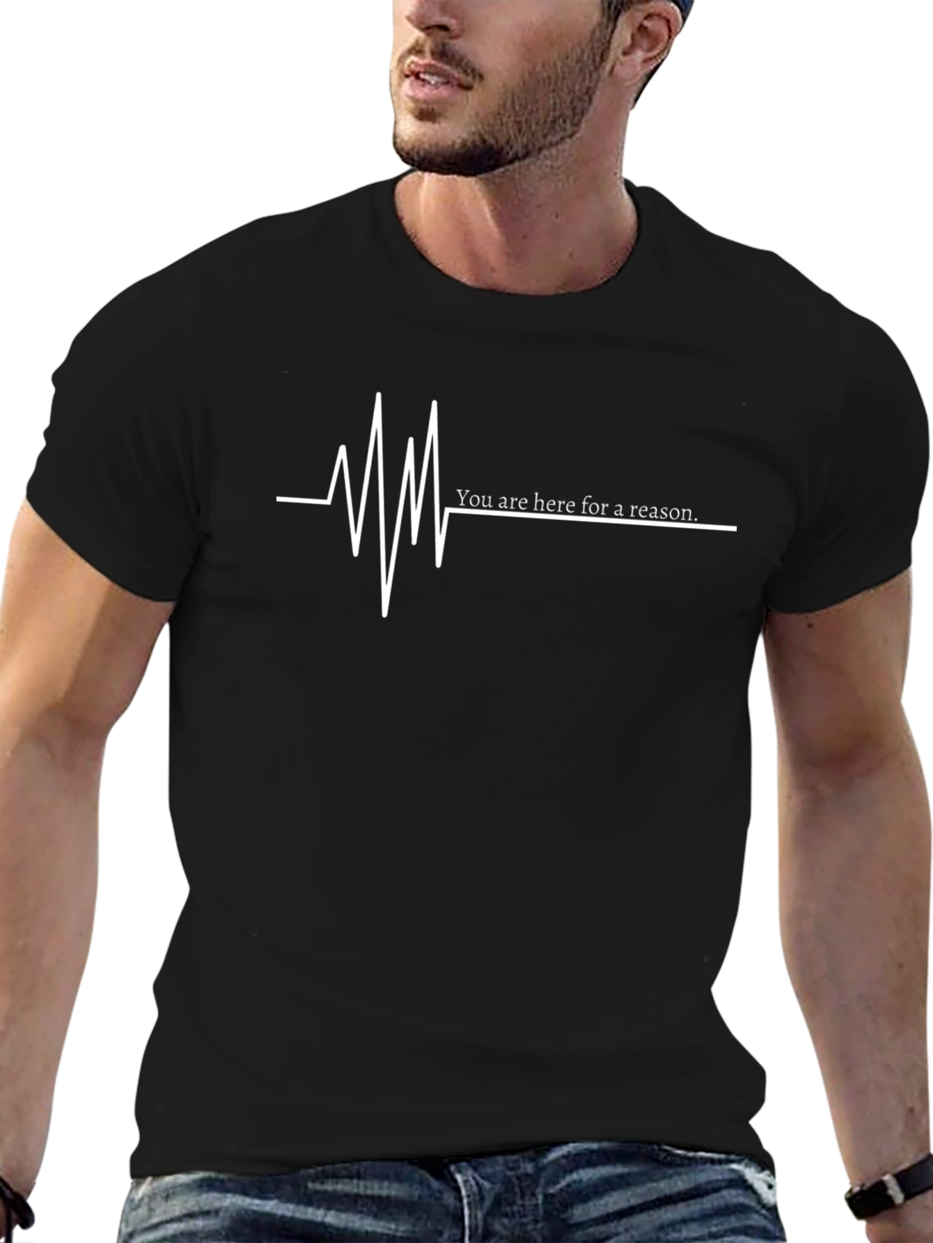 Heartbeat Life Reason Tee - Inspiring Graphic T-Shirt