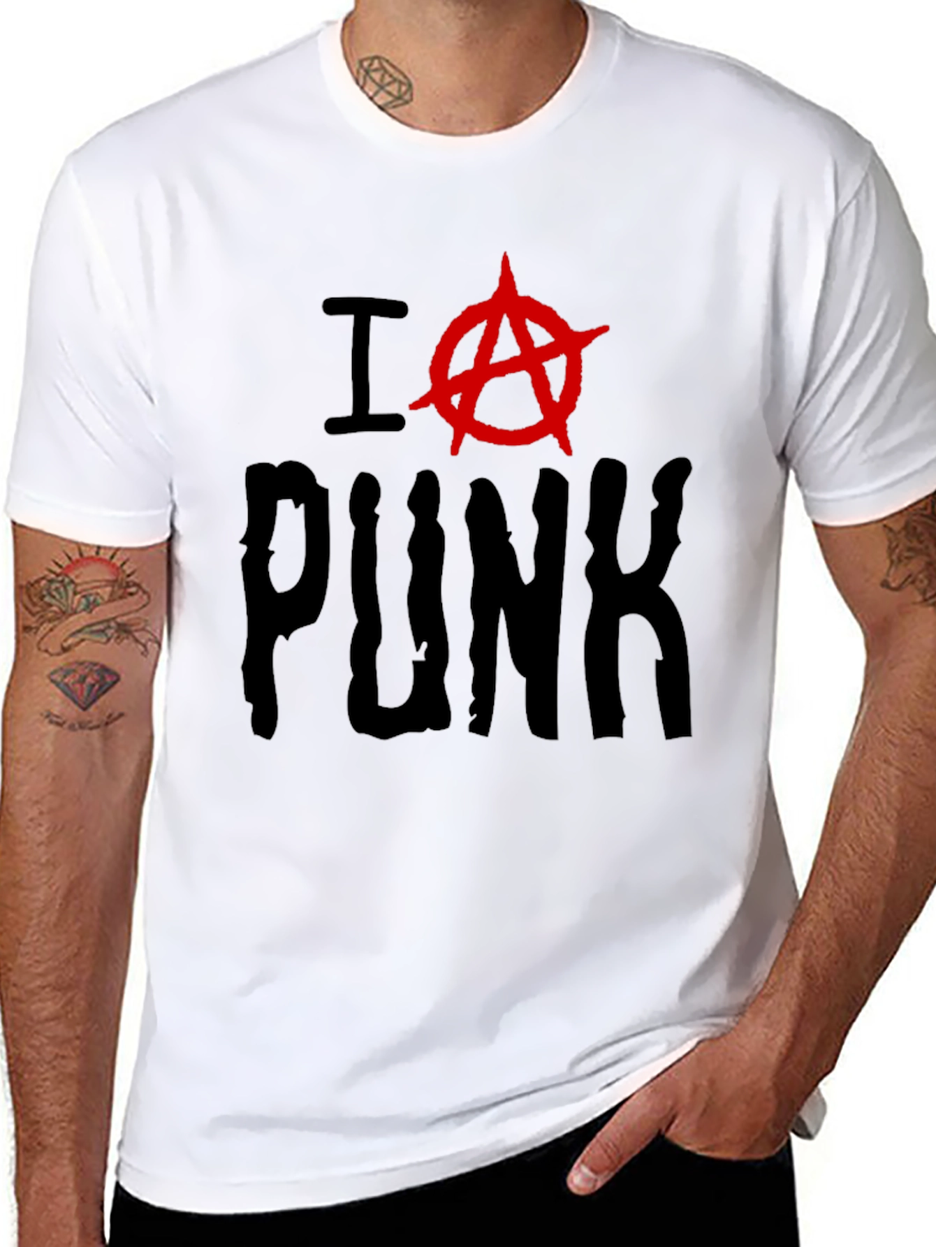 I Anarchy Punk Graphic T-Shirt
