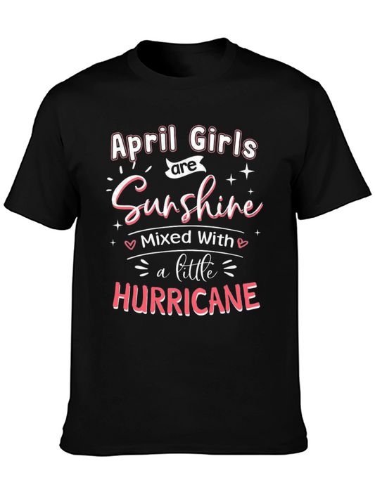April Girls Sunshine Hurricane T-Shirt