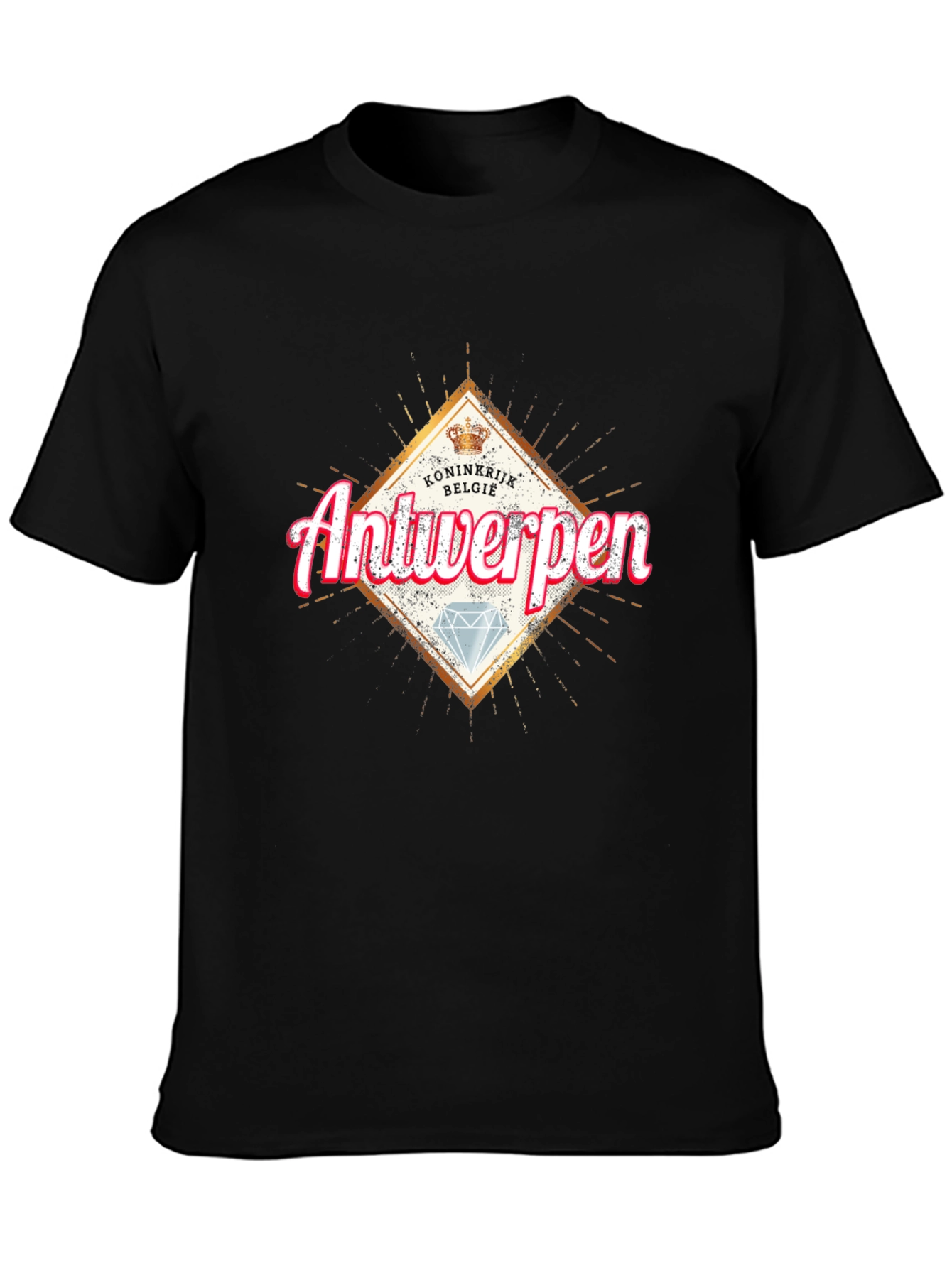 Antwerpen Graphic T-Shirt - Diamond Design