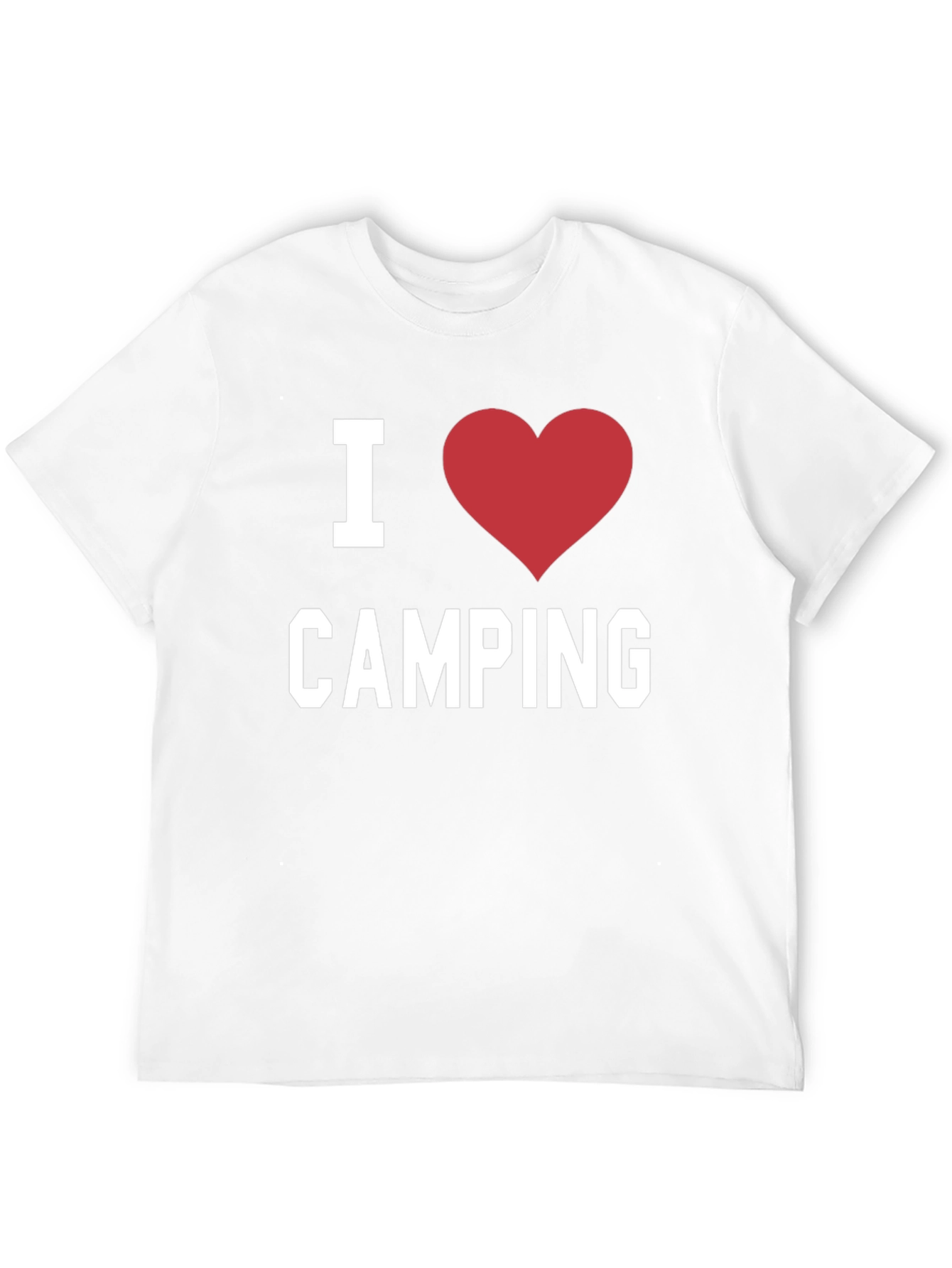 I Heart Camping T-Shirt - Black Graphic Tee