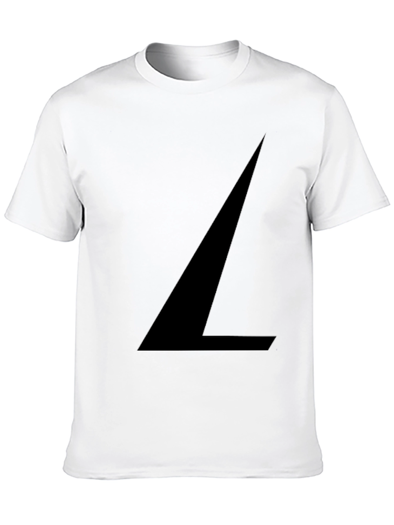 Abstract Black Graphic Print T-Shirt
