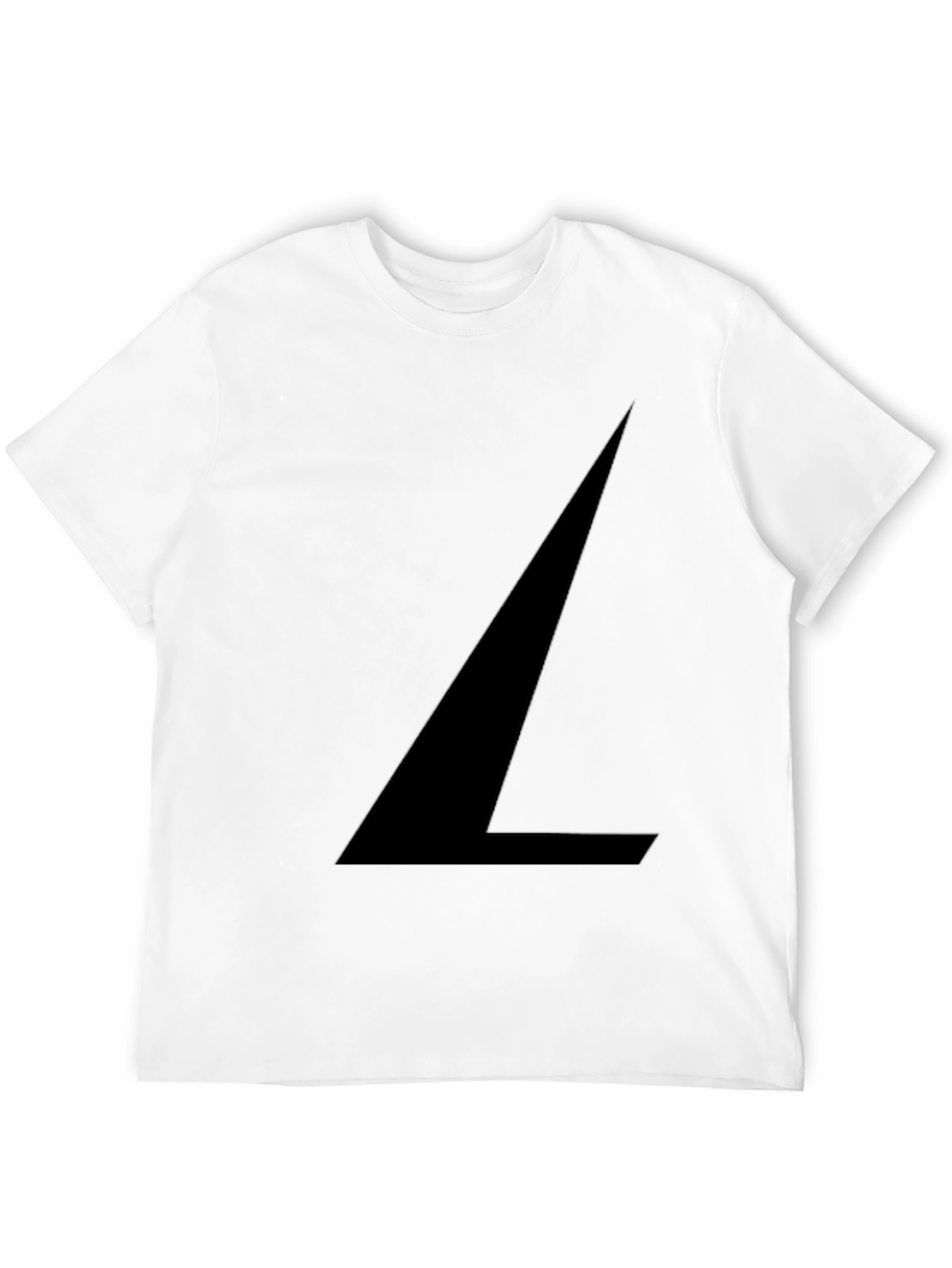 Abstract Black Graphic Print T-Shirt