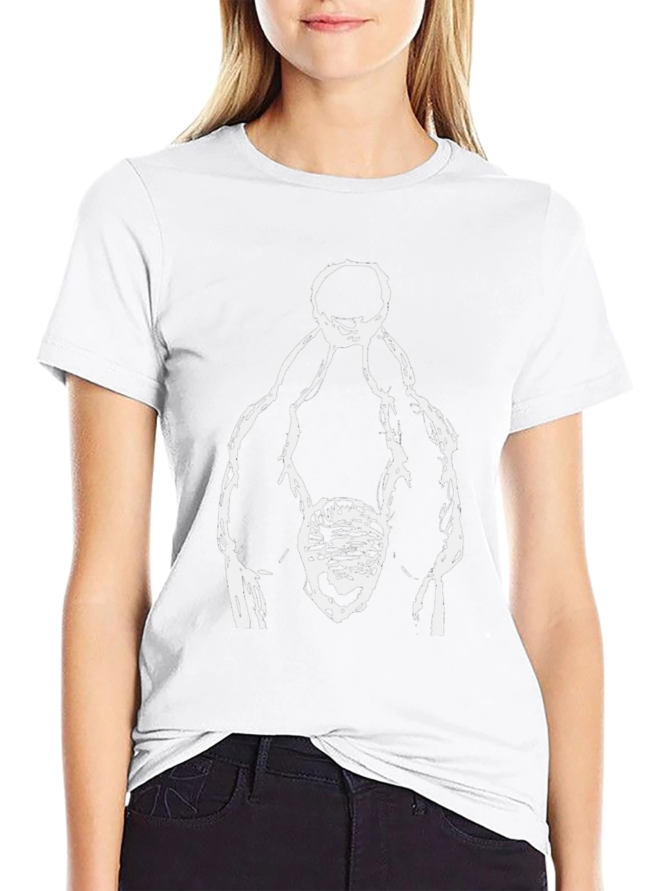 Abstract Graphic Print Tee