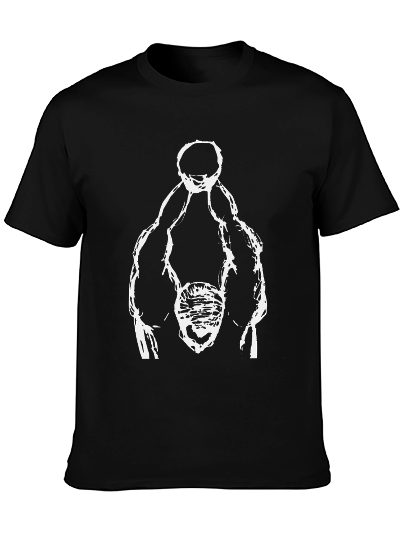 Abstract Graphic Print Tee