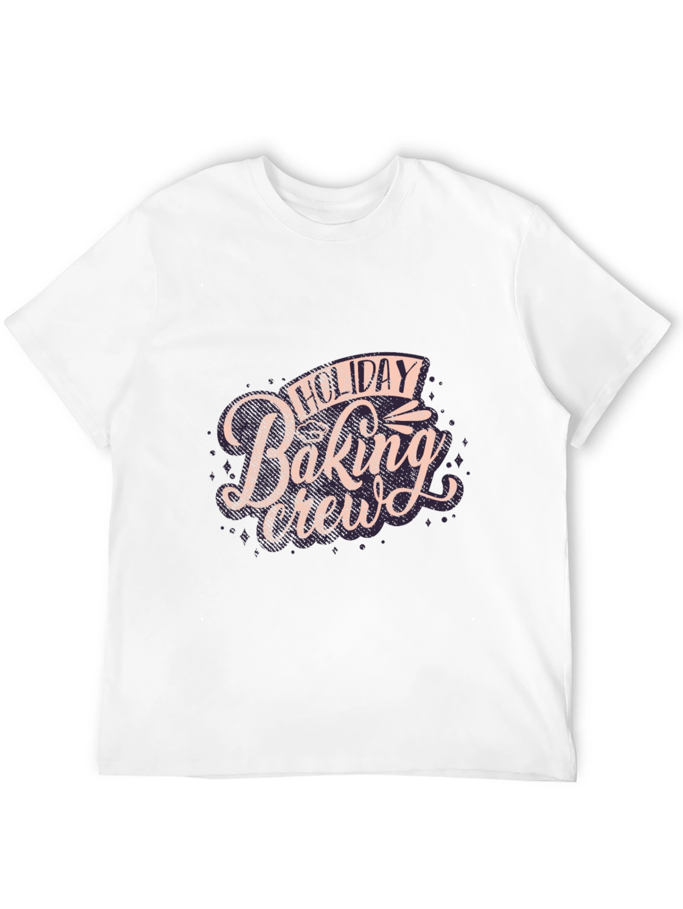 Holiday Baking Crew Graphic Tee - Black