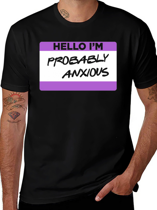 Anxious Statement Tee - Relaxed Fit