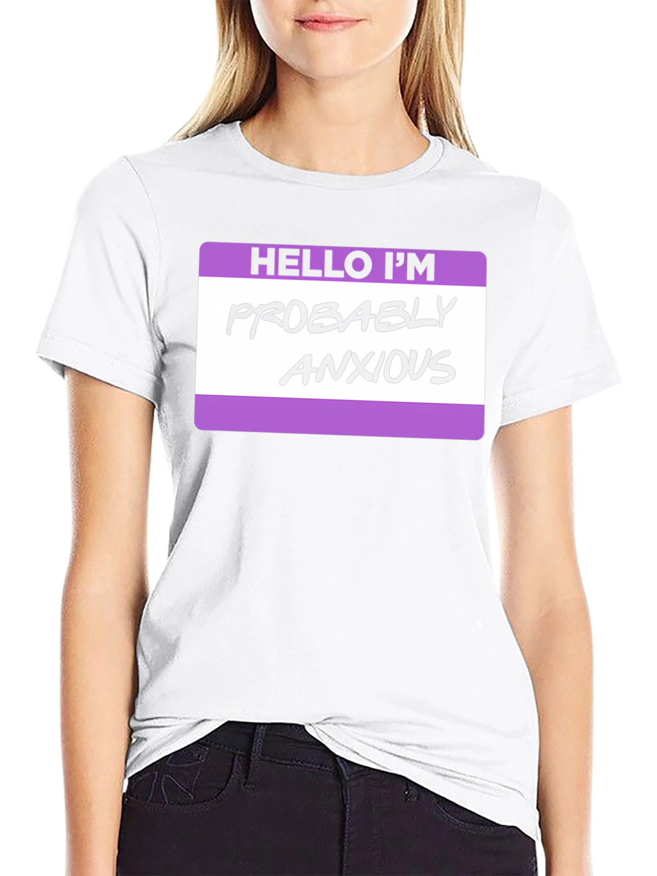 Anxious Statement Tee - Relaxed Fit