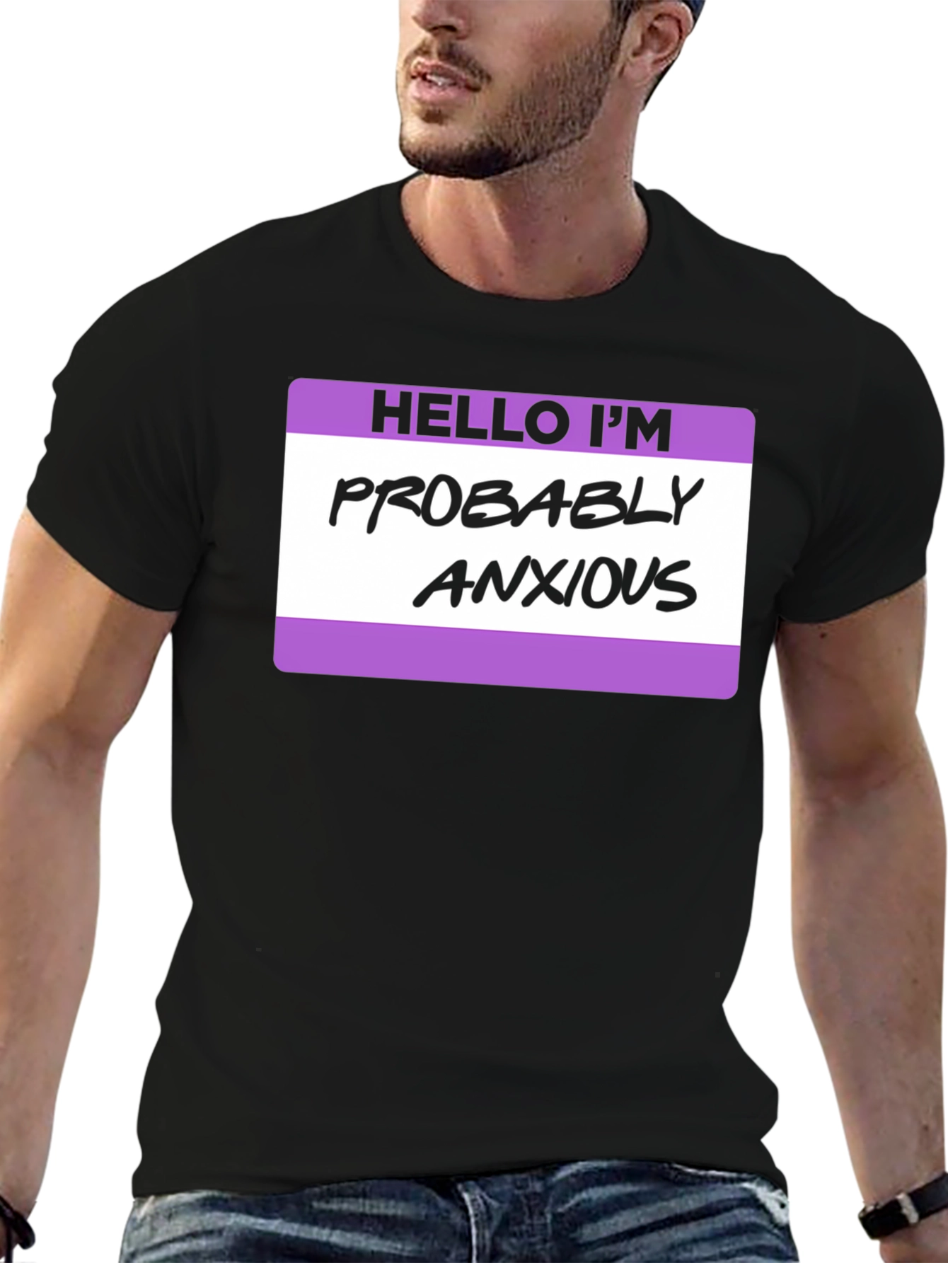 Anxious Statement Tee - Relaxed Fit