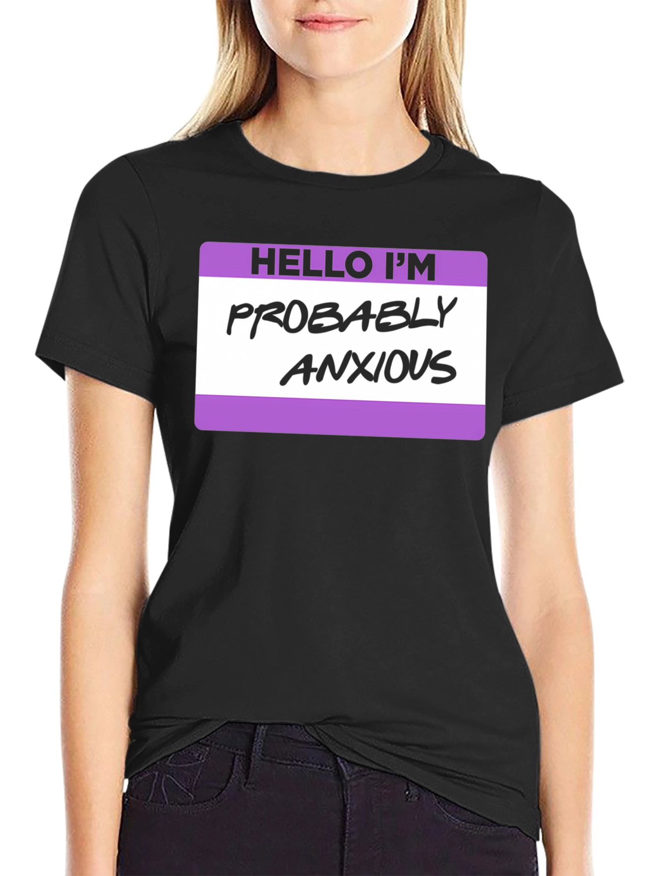 Anxious Statement Tee - Relaxed Fit