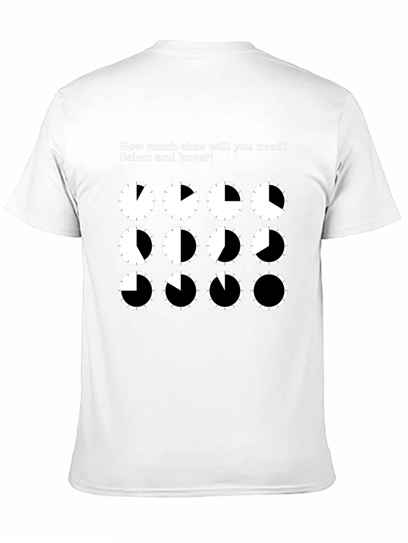 How Much Time Do You Need? T-Shirt