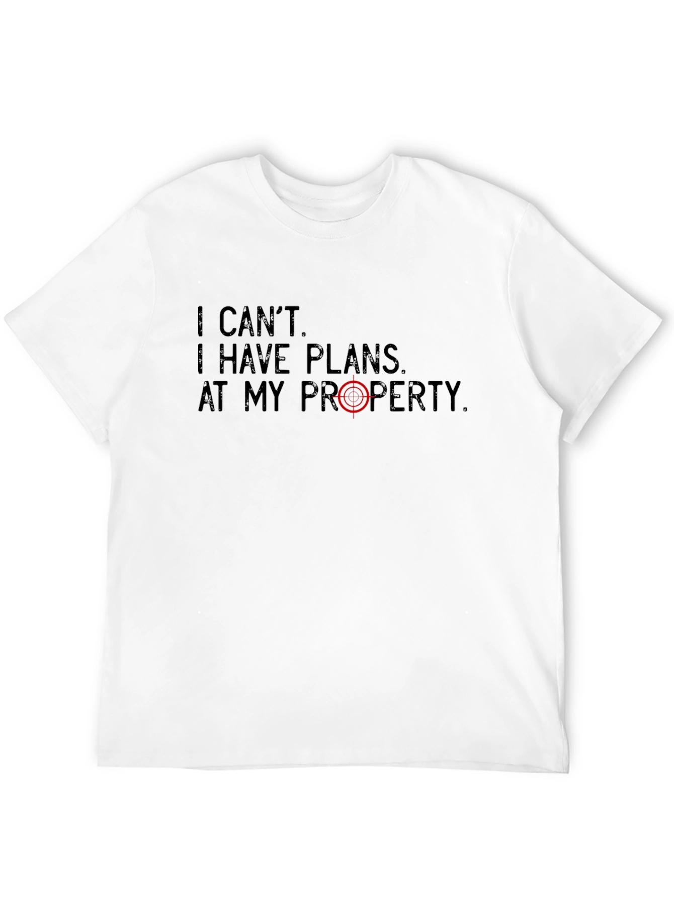 I Cant I Have Plans T-Shirt
