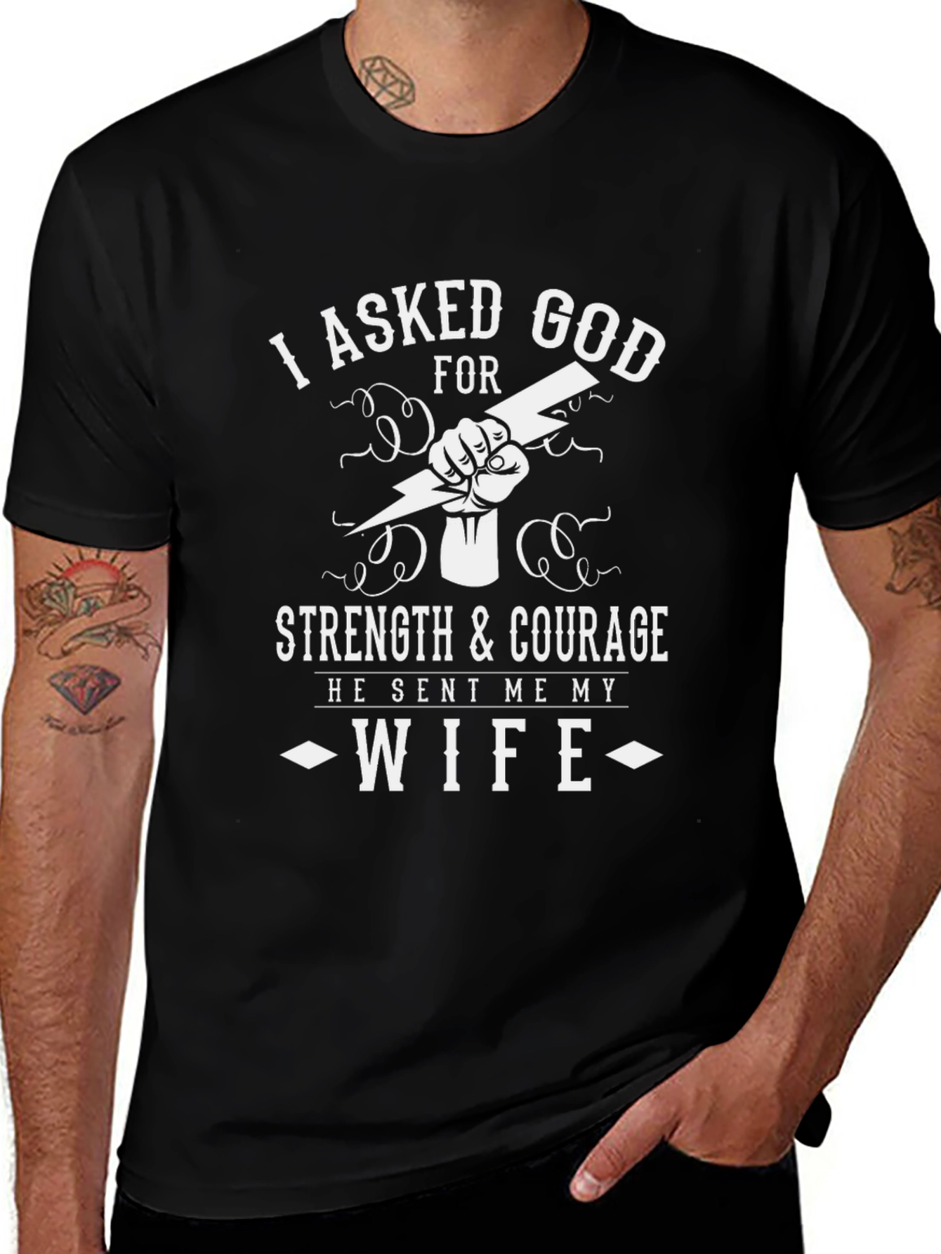 I Asked God for Strength T-Shirt