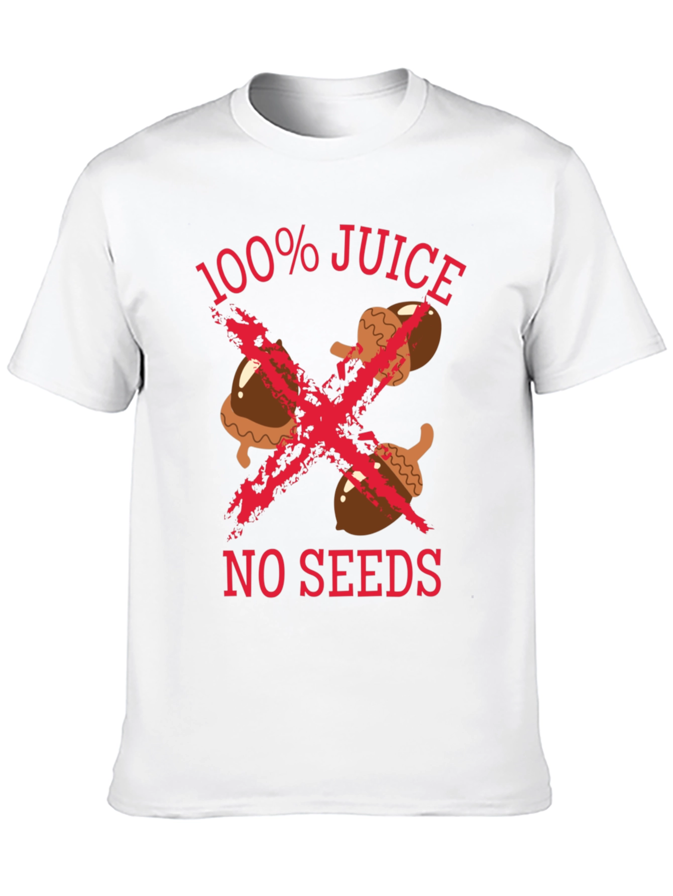 100% Juice No Seeds Graphic Tee - Black