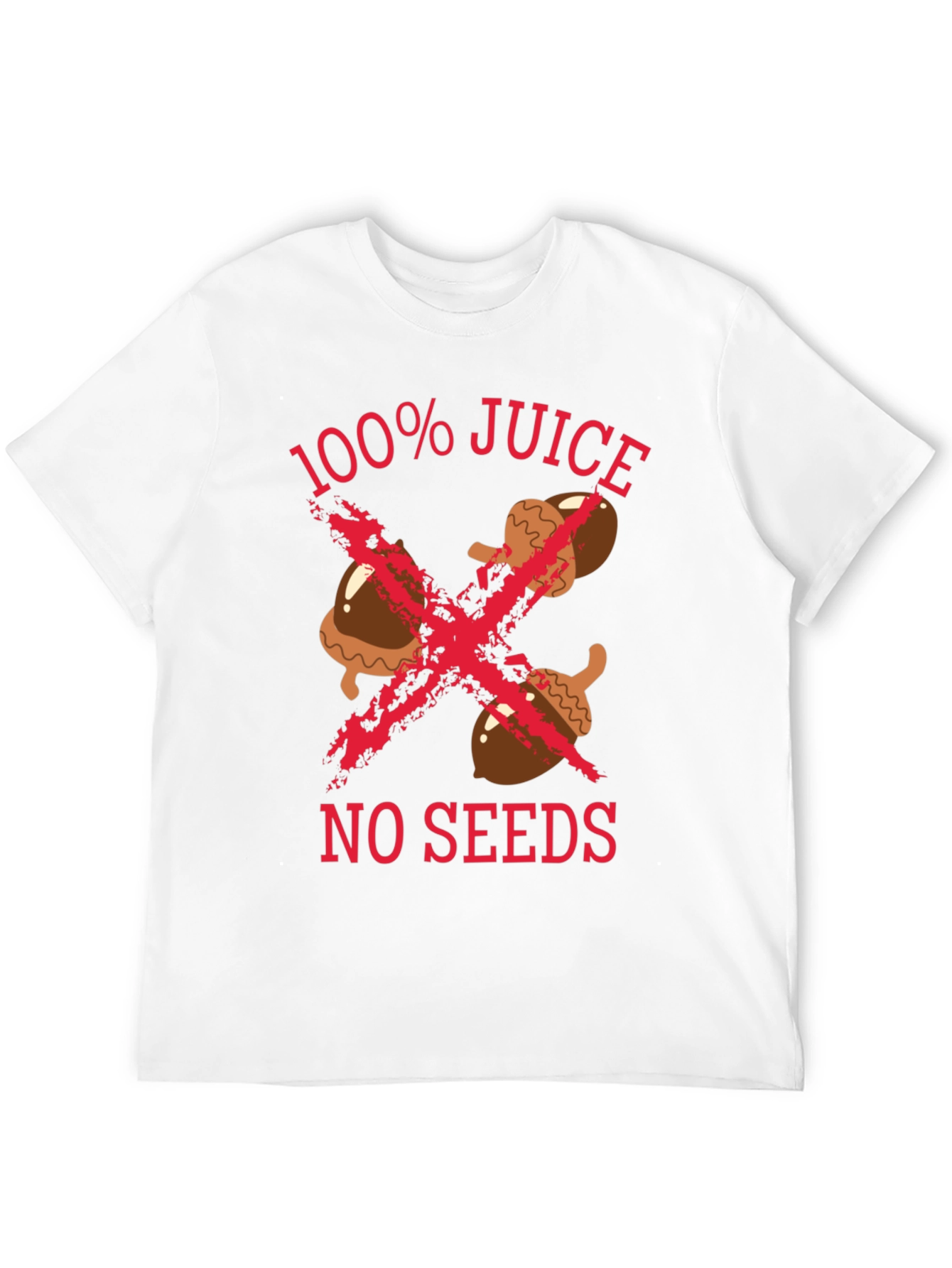 100% Juice No Seeds Graphic Tee - Black