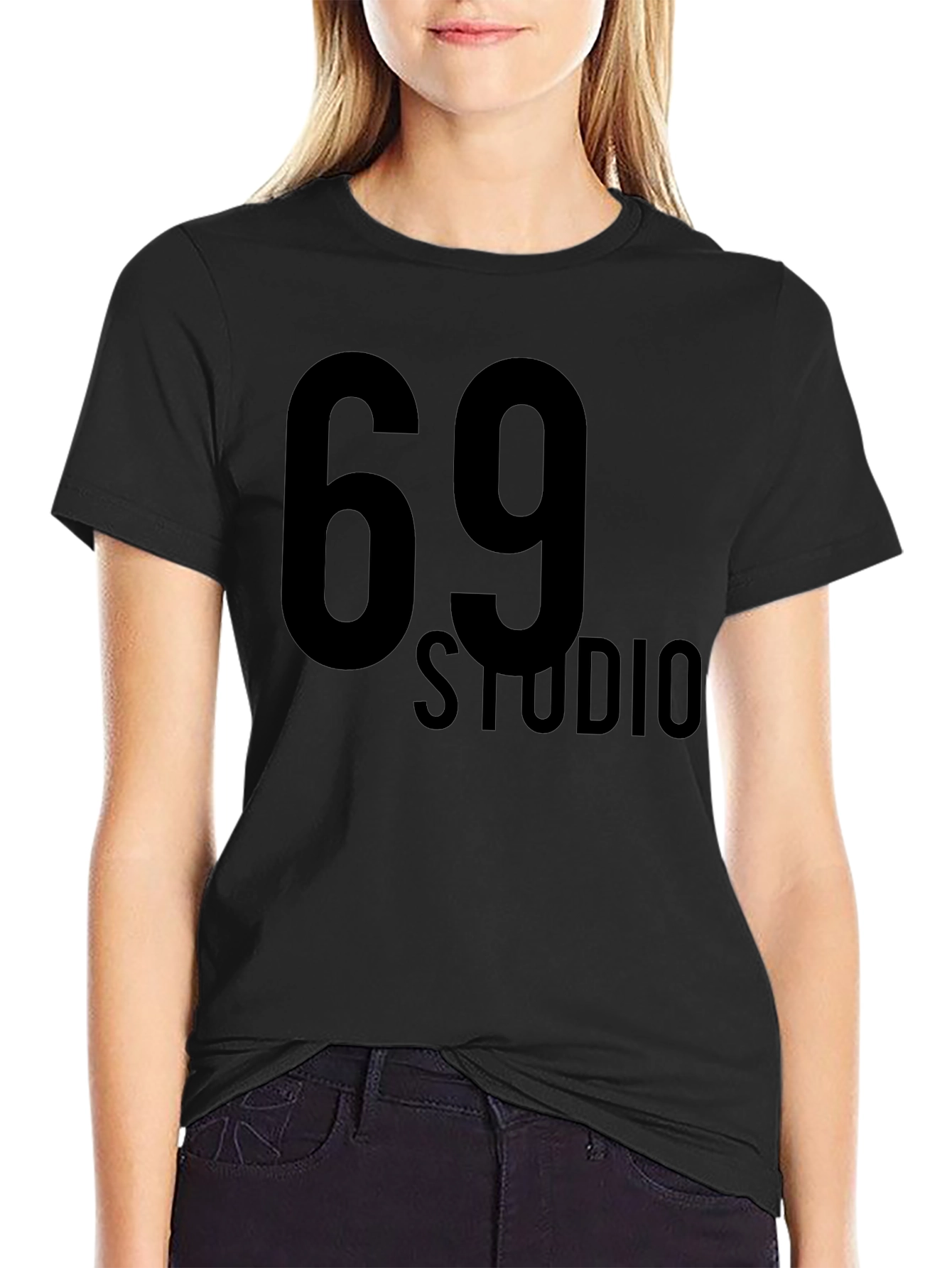 69 Studio Black Graphic Tee