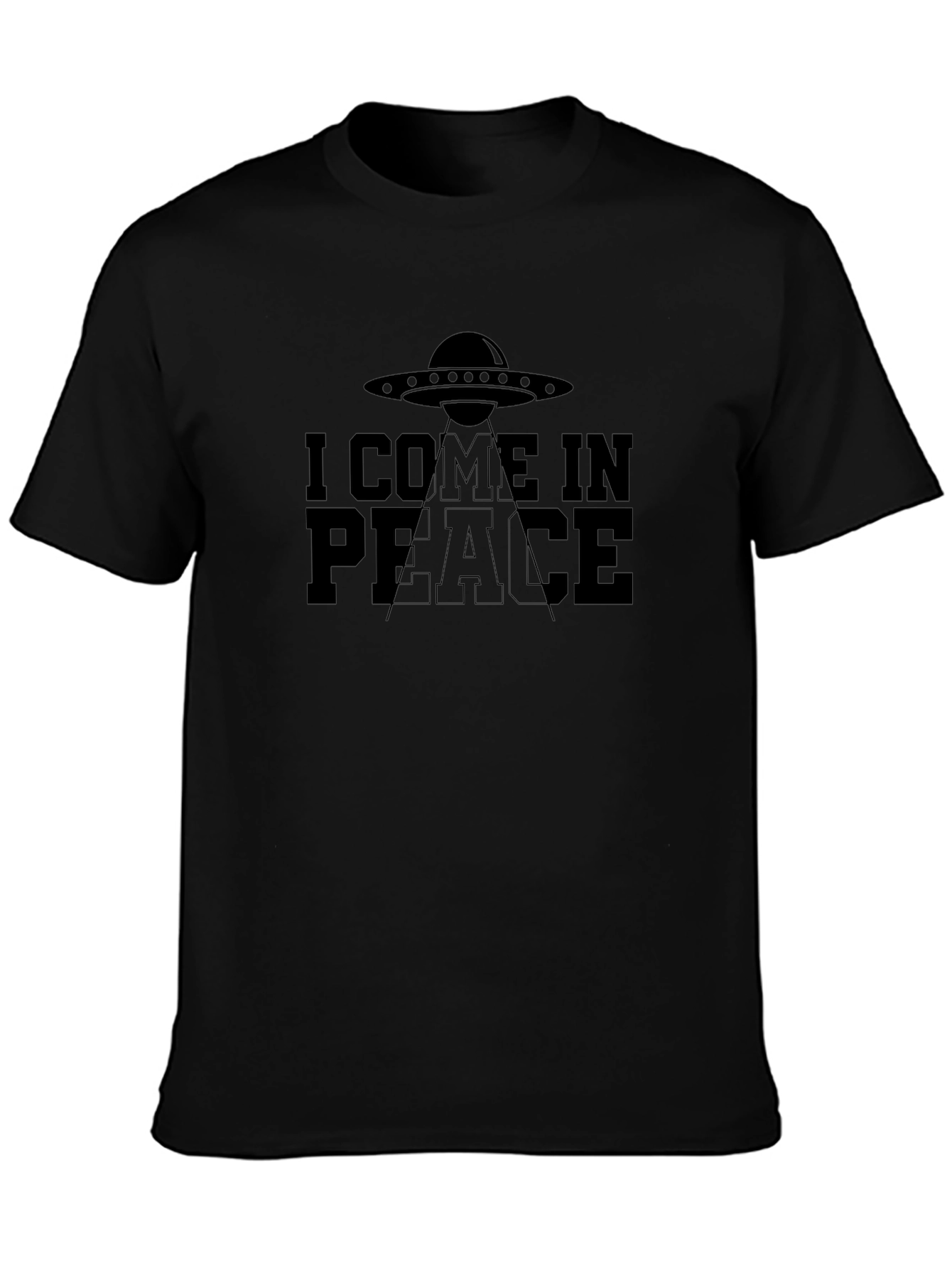 I Come in Peace UFO Graphic T-Shirt