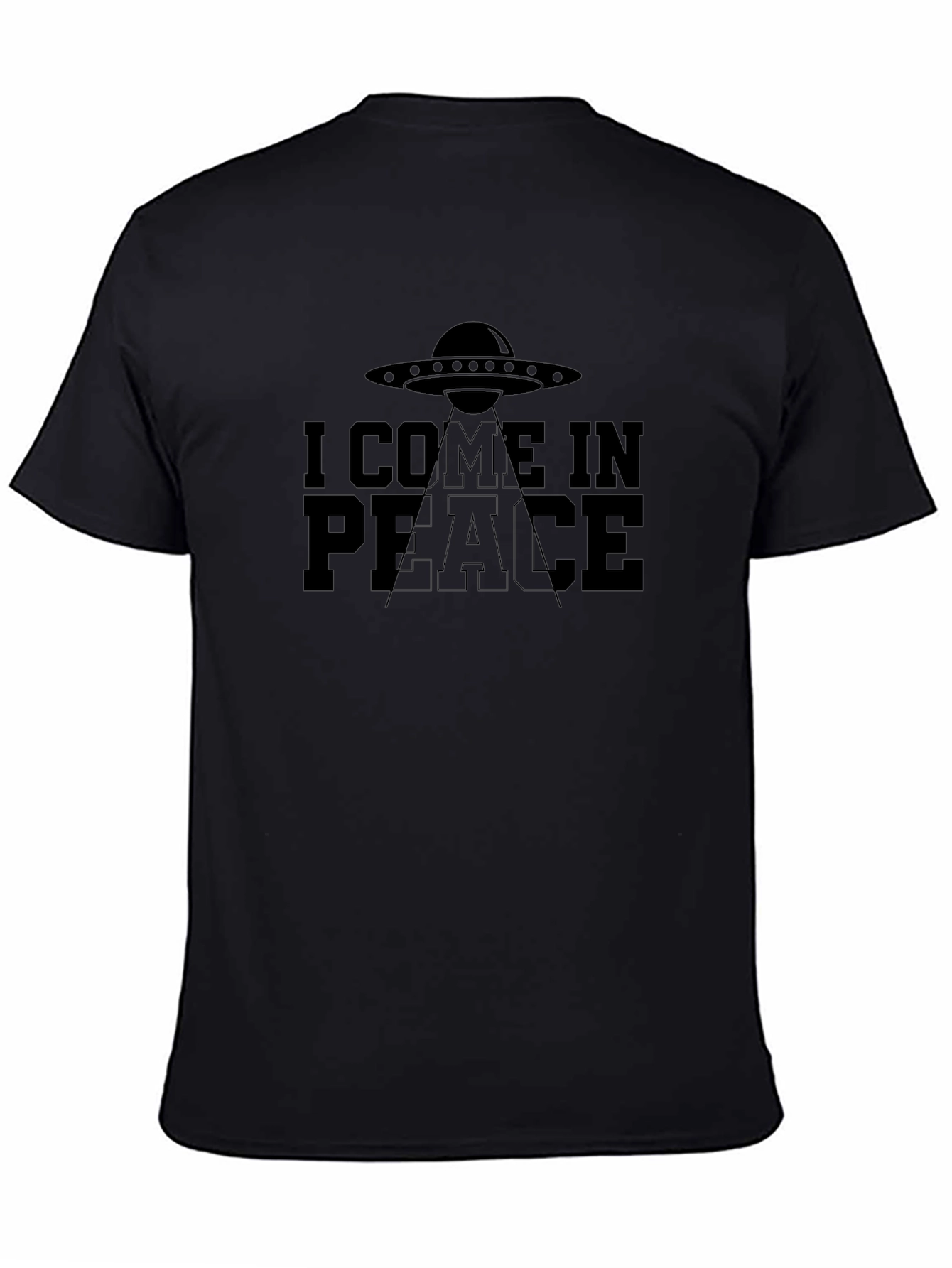 I Come in Peace UFO Graphic T-Shirt