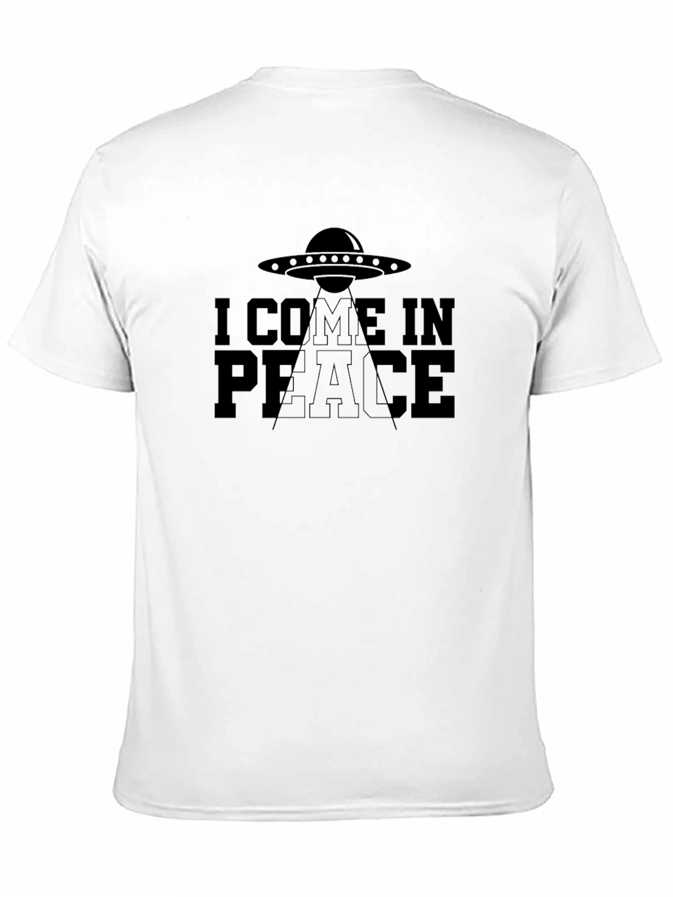 I Come in Peace UFO Graphic T-Shirt