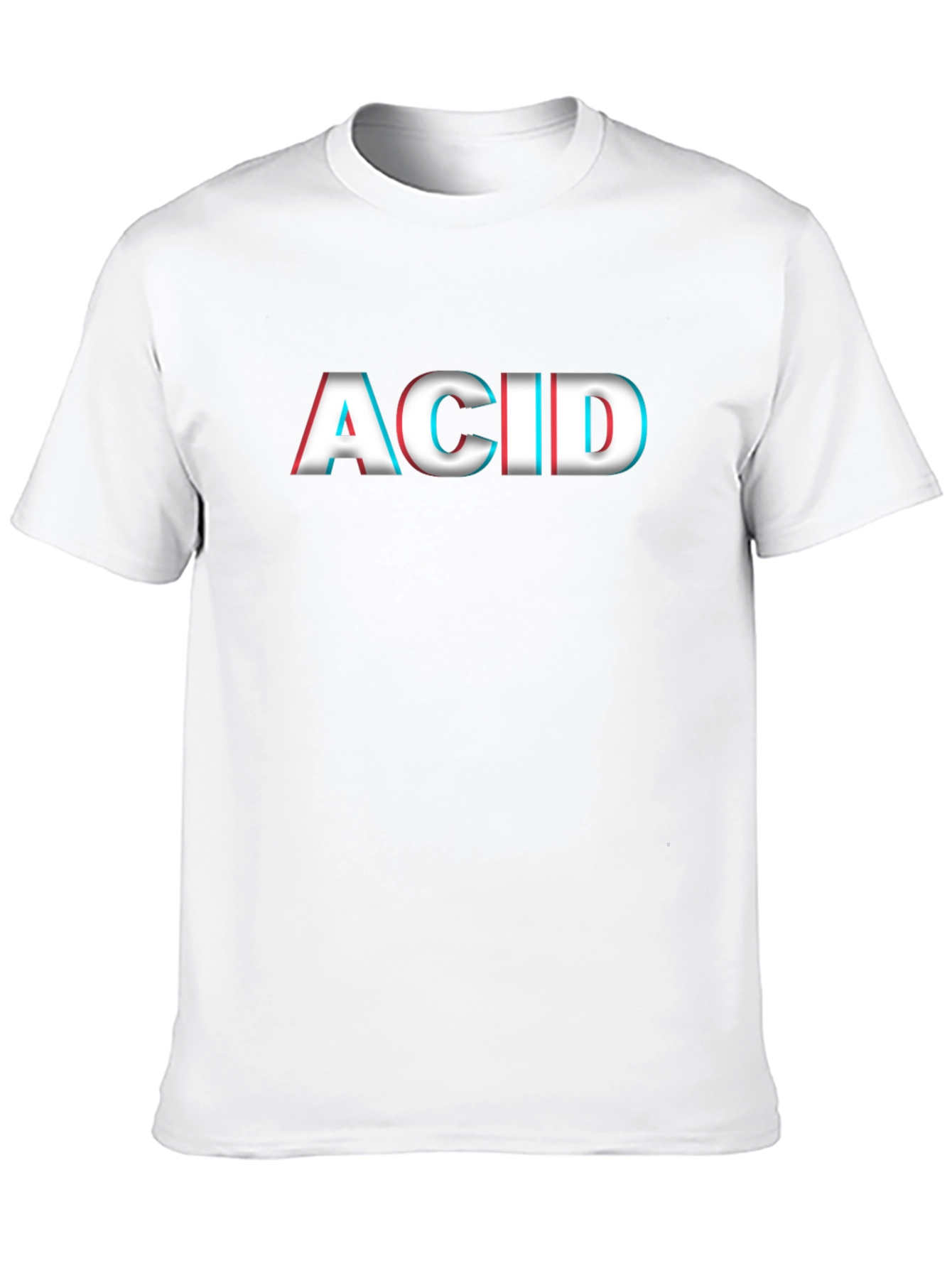 ACID 3D Effect Graphic Tee - Trendy & Stylish