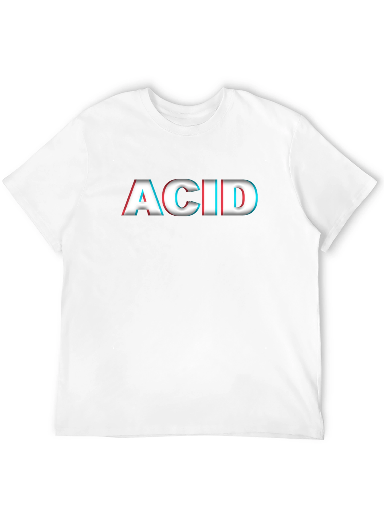 ACID 3D Effect Graphic Tee - Trendy & Stylish