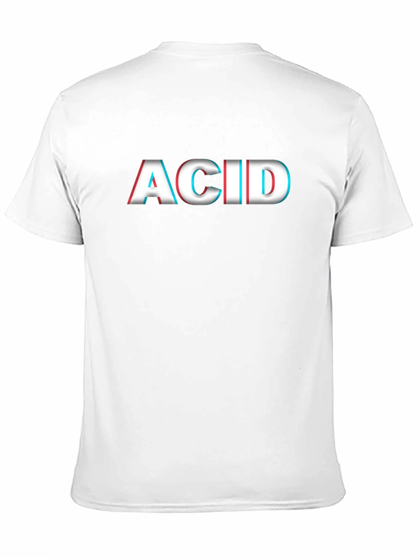 ACID 3D Effect Graphic Tee - Trendy & Stylish