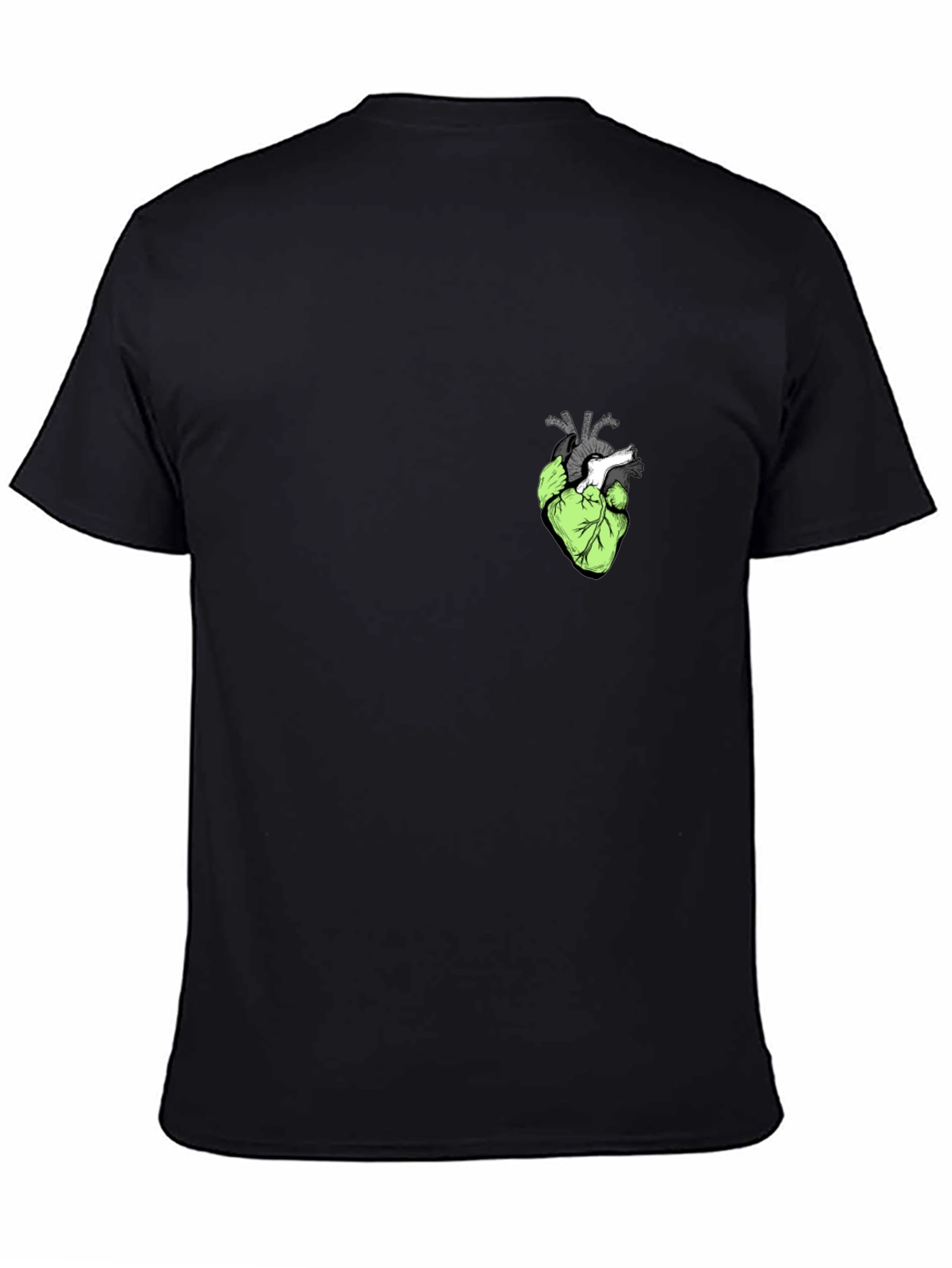 Anatomical Heart Graphic Tee - Black